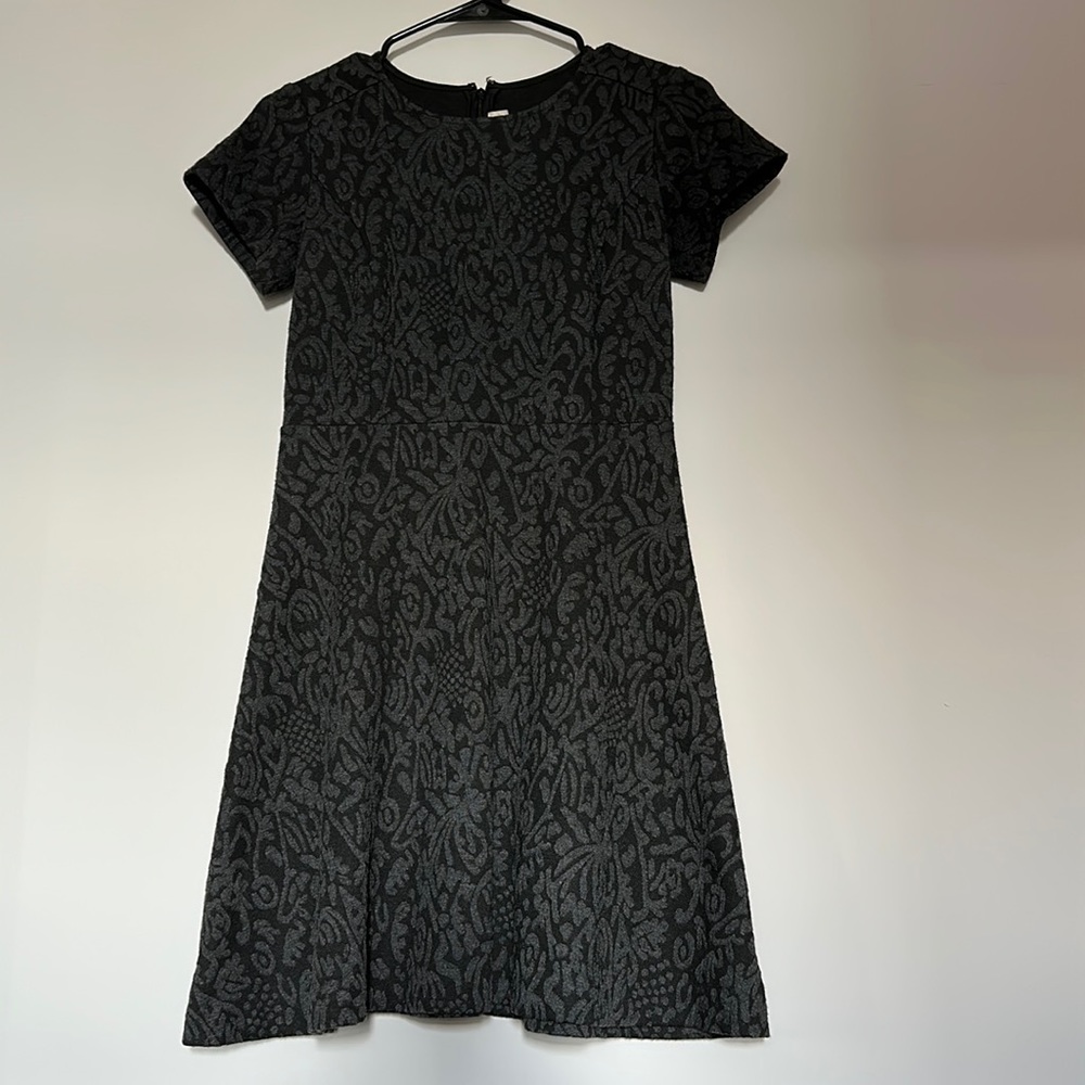 Black and gray dress
